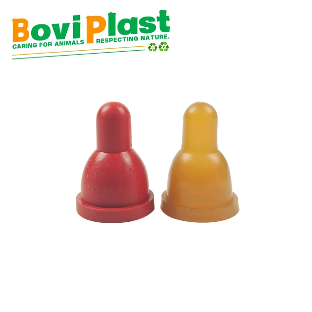 Silicone nipple for calves, made of food grade material