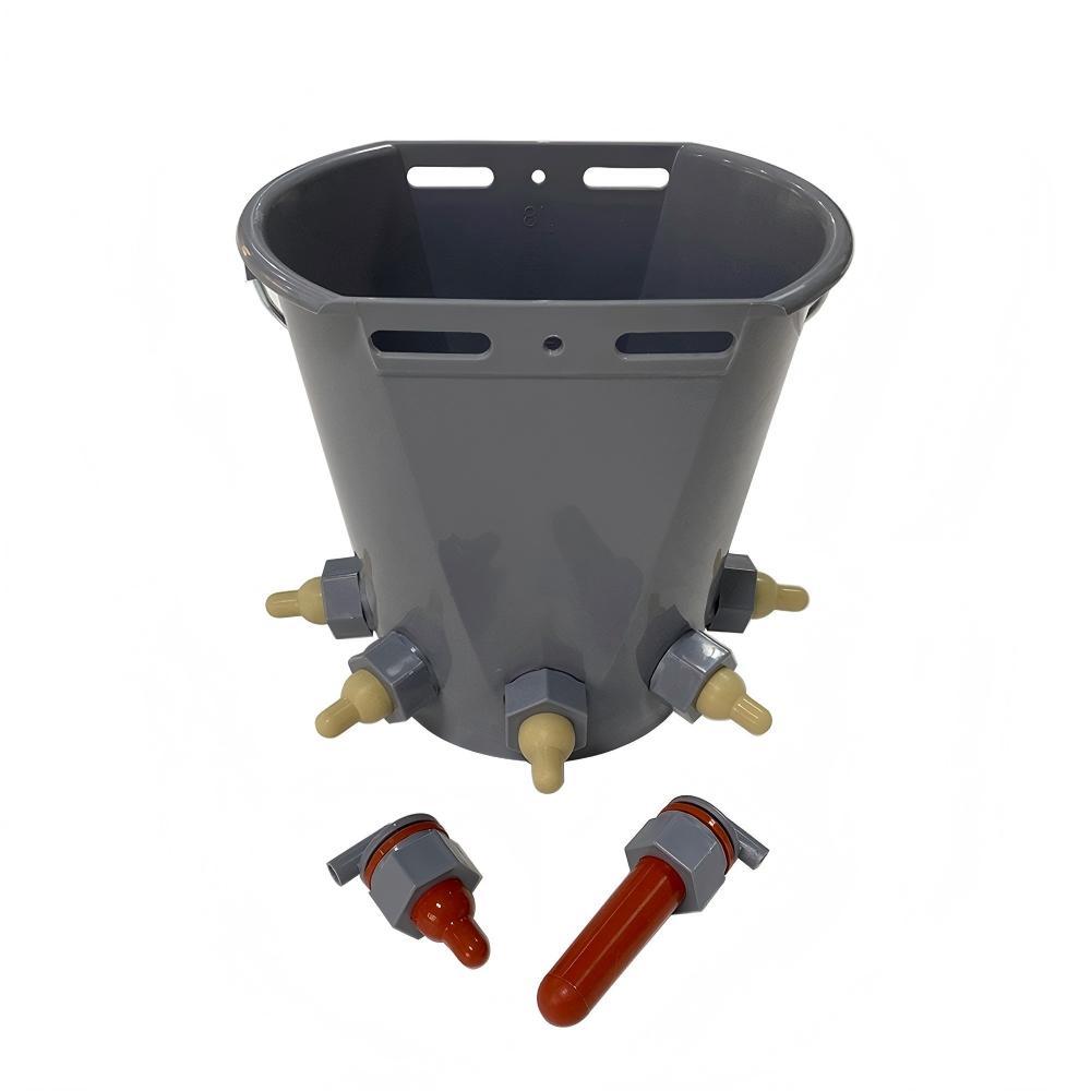 Silicone nipple for calves, made of food grade material