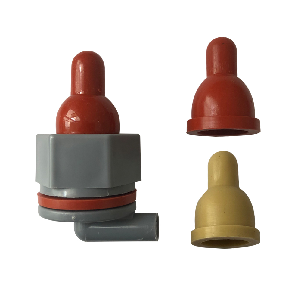 Silicone nipple for calves, made of food grade material