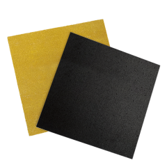 بلاط سقف من الألياف المعدنية الصوتية باللون الأسود,أسقف من الألياف المعدنية | بلاط سقف عازل للصوت | ألواح أسمنتية ليفية | مورد صيني لشبكات السقف على شكل حرف T,ألواح سقف من الألياف المعدنية الصوتية