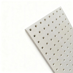 ألواح الجبس المثقبة,أسقف من الألياف المعدنية | بلاط سقف عازل للصوت | ألواح أسمنتية ليفية | مورد صيني لشبكات السقف على شكل حرف T,ألواح جبسية مثقبة - ألواح صوتية عالية الجودة عازلة للصوت للأسقف والجدران