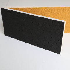 بلاط سقف من الألياف المعدنية الصوتية باللون الأسود,أسقف من الألياف المعدنية | بلاط سقف عازل للصوت | ألواح أسمنتية ليفية | مورد صيني لشبكات السقف على شكل حرف T,ألواح سقف من الألياف المعدنية الصوتية