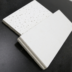 Гладкие белые потолочные плиты из минерального волокна, модель NRC 0,55 RH90 для коммерческих потолочных систем,Потолки из минерального волокна | Акустическая потолочная плитка | Фиброцементные плиты | Потолочные Т-образные решетки (поставщик из Китая),Гладкие белые потолочные плиты из минерального волокна NRC 0,55 RH90 — коммерческая потолочная система