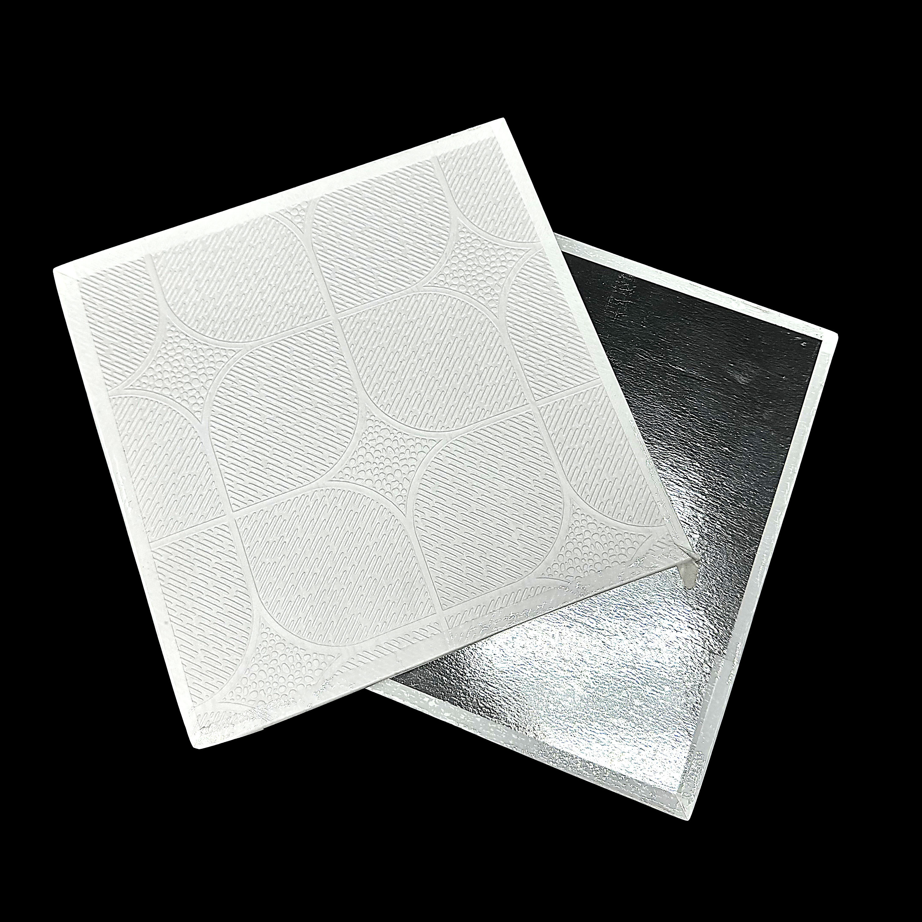 PVC gypsum ceiling tile for suspended ceiling systems