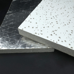 High-Performance Aluminum Foil Mineral fiber ceiling tiles for Insulation and Soundproofing,Потолки из минерального волокна | Акустическая потолочная плитка | Фиброцементные плиты | Потолочные Т-образные решетки (поставщик из Китая),High-Performance Aluminum Foil Mineral fiber ceiling tiles for Insulation and Soundproofing