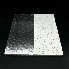 High-Performance Aluminum Foil Mineral fiber ceiling tiles for Insulation and Soundproofing,Потолки из минерального волокна | Акустическая потолочная плитка | Фиброцементные плиты | Потолочные Т-образные решетки (поставщик из Китая),High-Performance Aluminum Foil Mineral fiber ceiling tiles for Insulation and Soundproofing