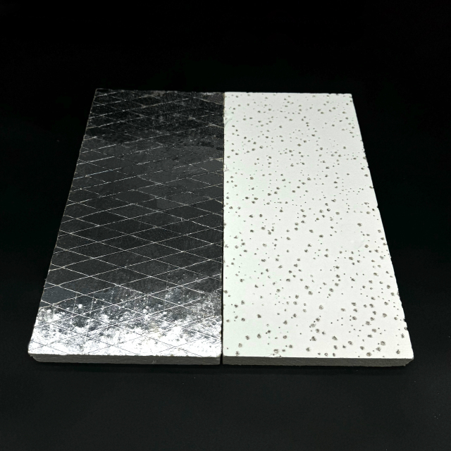 High-Performance Aluminum Foil Mineral fiber ceiling tiles for Insulation and Soundproofing,Потолки из минерального волокна | Акустическая потолочная плитка | Фиброцементные плиты | Потолочные Т-образные решетки (поставщик из Китая),High-Performance Aluminum Foil Mineral fiber ceiling tiles for Insulation and Soundproofing