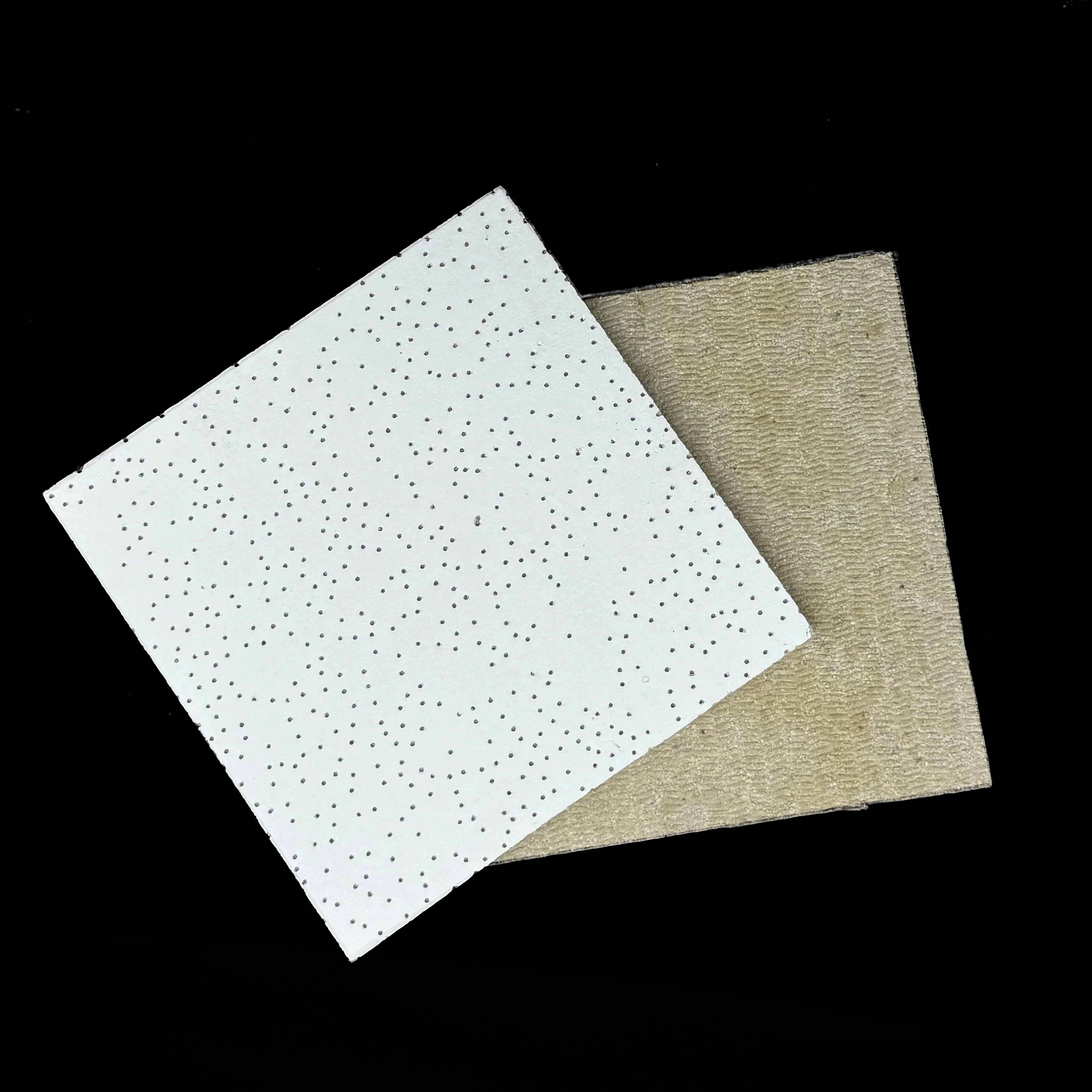 pin hole ceiling tile surface