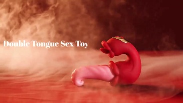 3 in 1 Realistic Tongue Licking Thrusting G Spot Vibrator