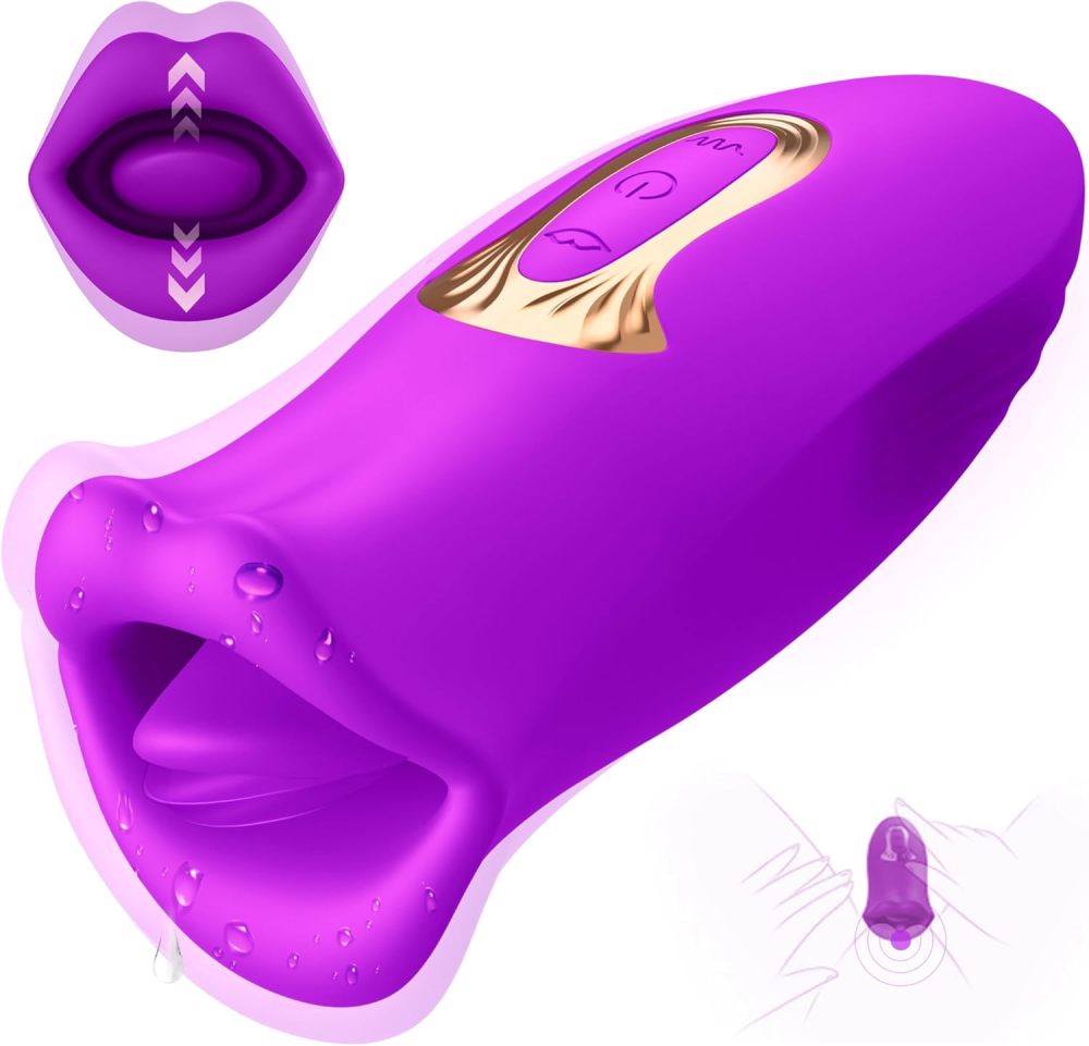 Adult Sex Toys Vibrator, Rose Toy, Rose Sex Stimulator for Women with 10 Vibration Modes and 10 French Kissing Modes