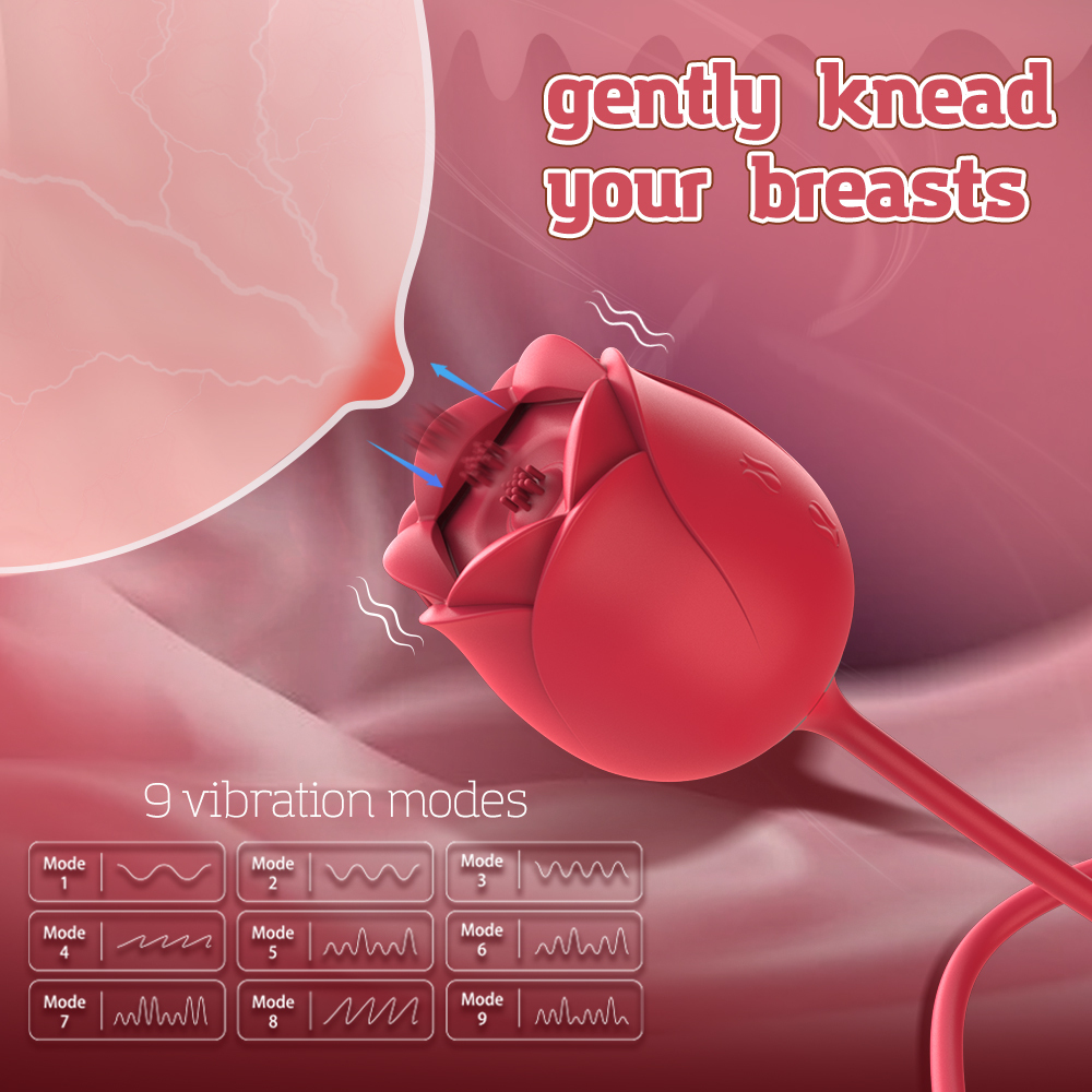 Rose vibrator sucking sex toys, Women vibrator, Massage