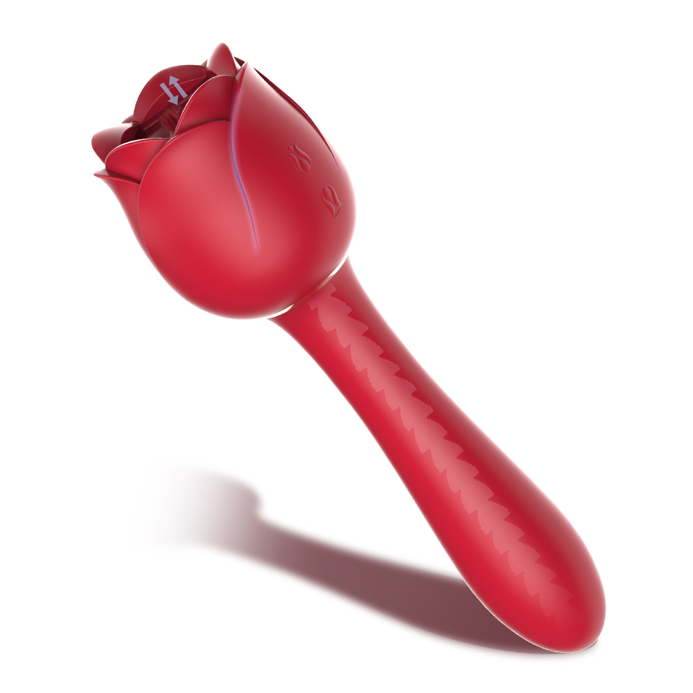 Immortal Flower 4-Rose Clitoral, Sucking Vibrator G-Spot stimulator for women use