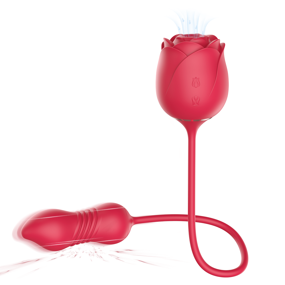 Immortal Flower 5-Clitoral Sucking, Vibrator Rose Sex Love Egg Toy for Women