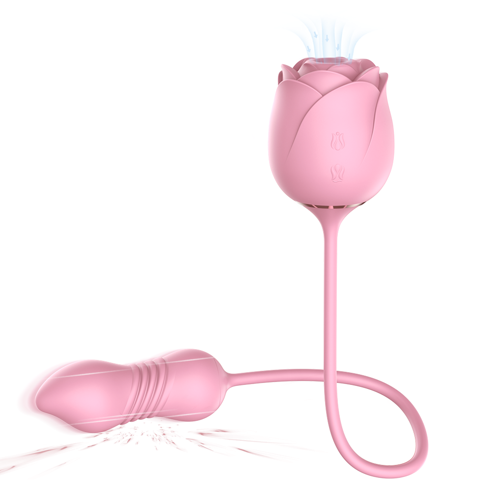 Immortal Flower 5-Clitoral Sucking, Vibrator Rose Sex Love Egg Toy for Women