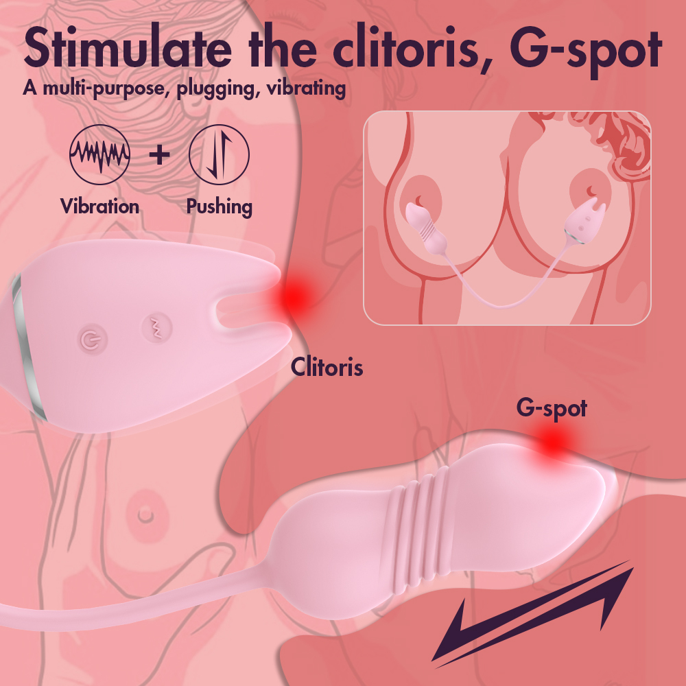 Couple bullet massager, Female rechargeable bullet head sex toys