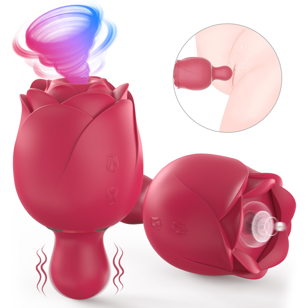 Sucking virbrator rose adult sex toy, Rose vibrator for women