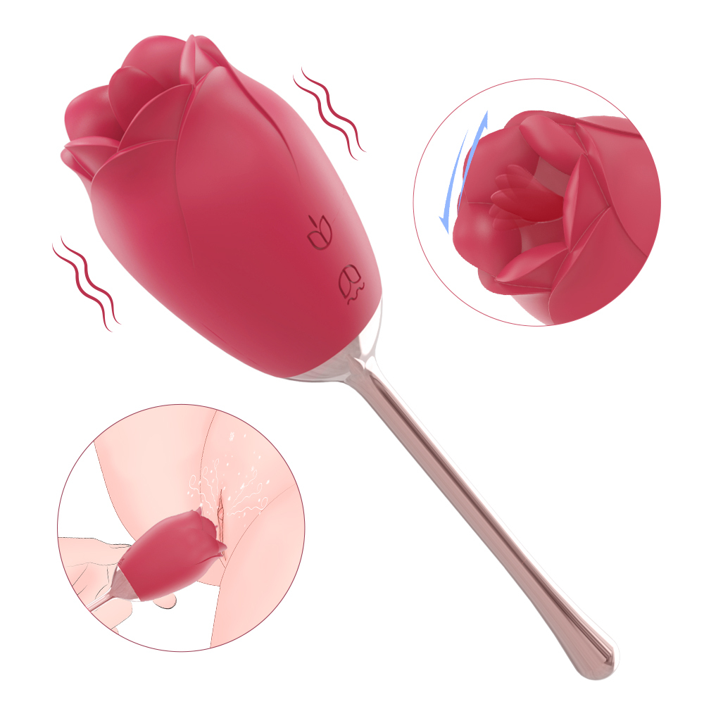 Rose vibrator sucker, Sex toy oral sucking, Stimulate masturbate adult toys, Massager for women