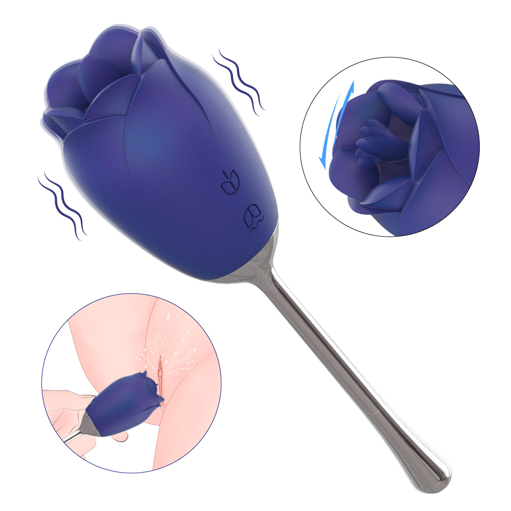 Rose vibrator sucker, Sex toy oral sucking, Stimulate masturbate adult toys, Massager for women
