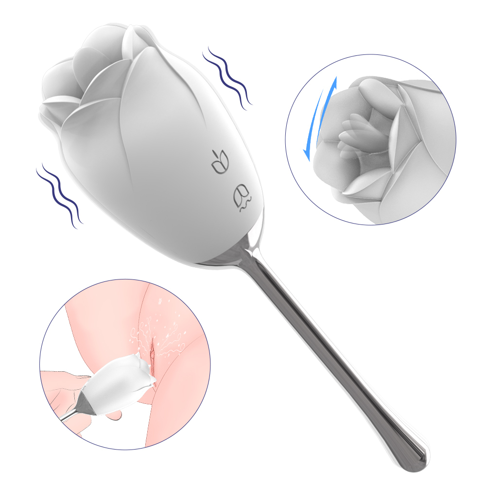 Rose vibrator sucker, Sex toy oral sucking, Stimulate masturbate adult toys, Massager for women