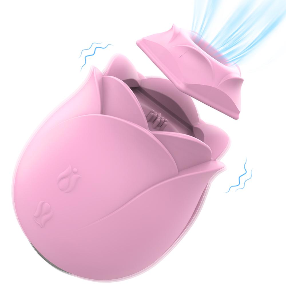 Sucking rose vibrator for women, Nipple Clitoris