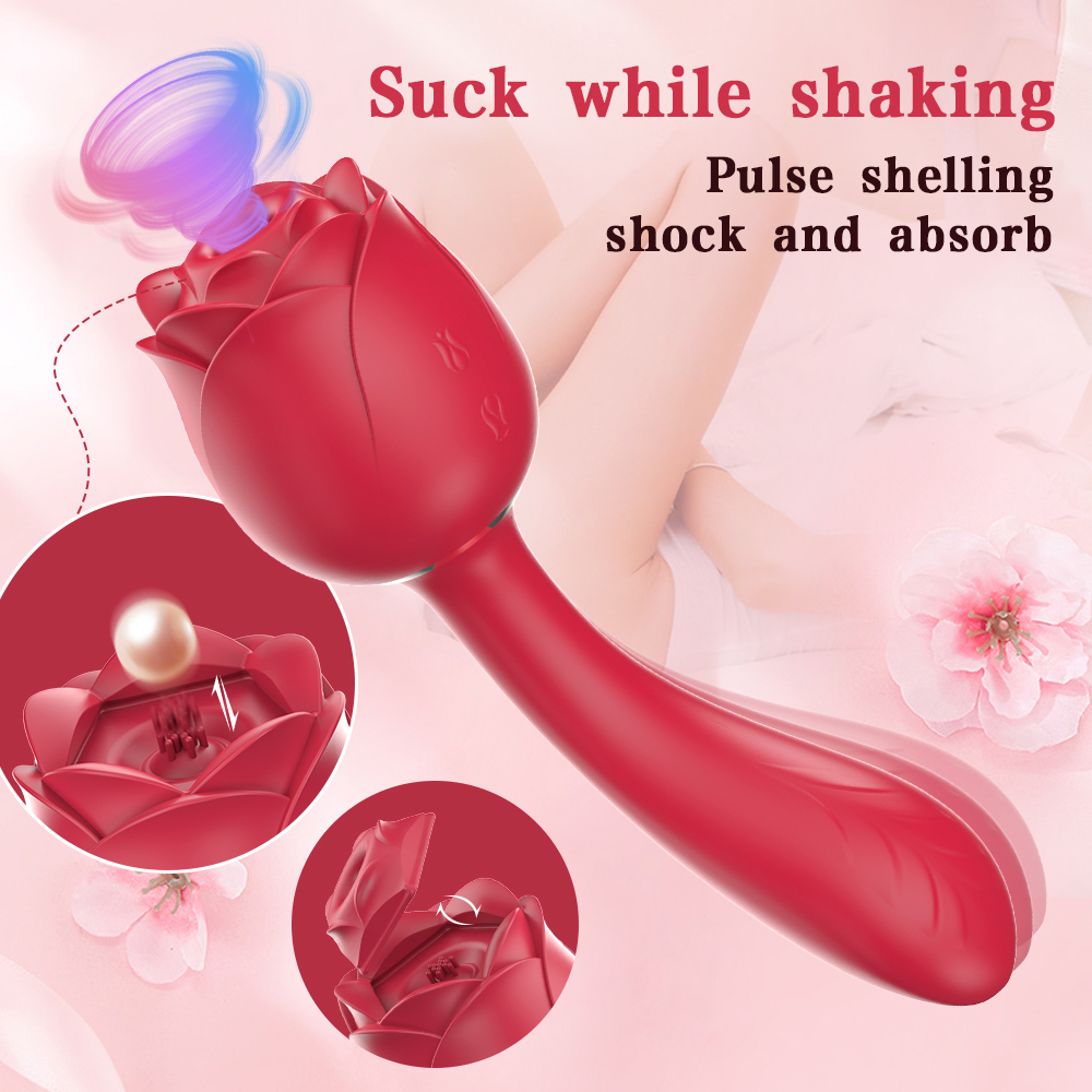 Immortal Flower 8-Rose sex clitoral, G-spot vibrator for female