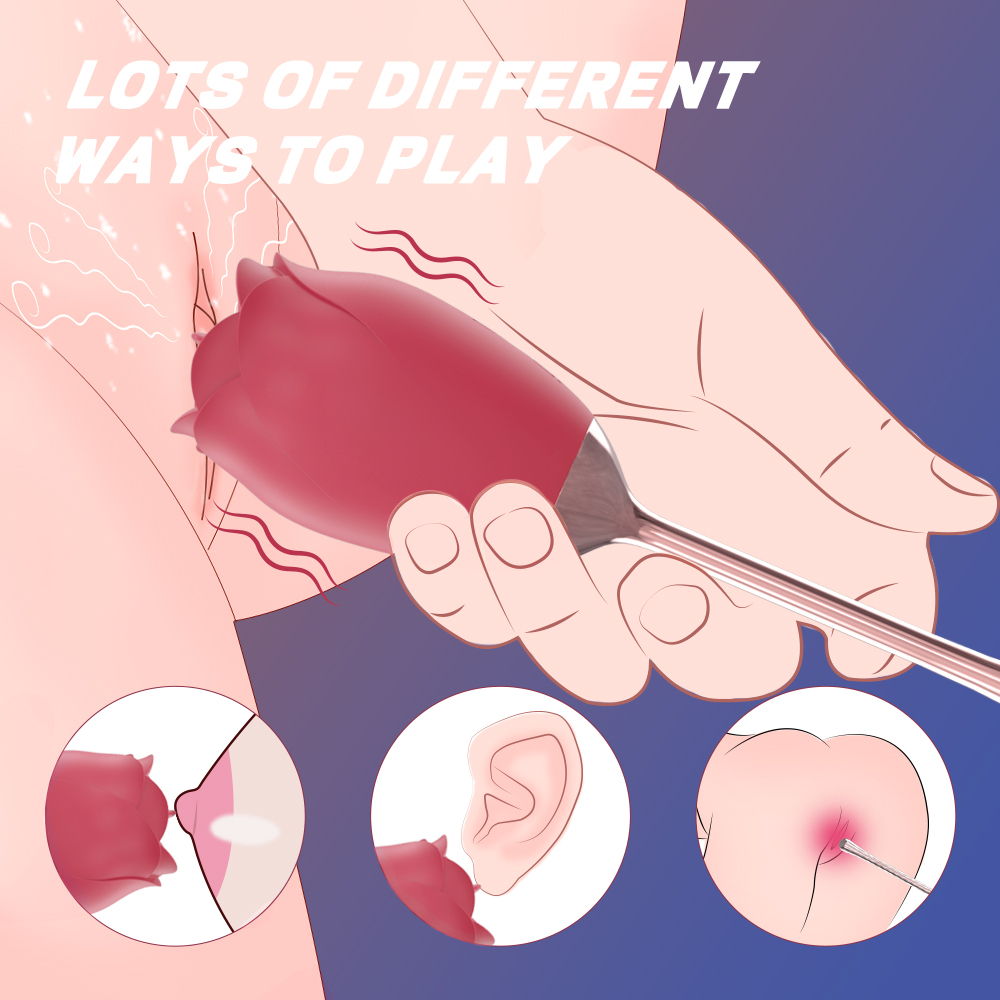 Rose vibrator sucker, Sex toy oral sucking, Stimulate masturbate adult toys, Massager for women