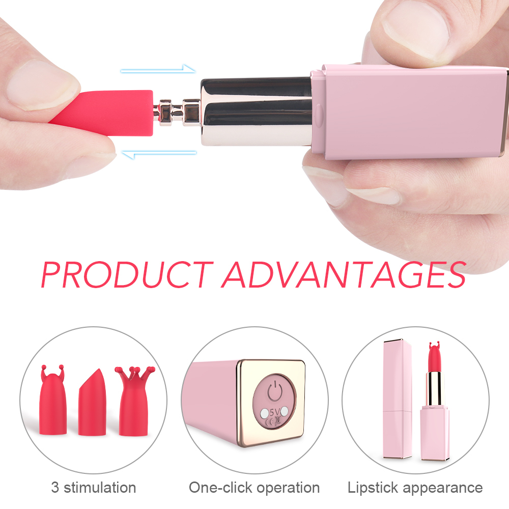 Lipstick Vibrator, Adult Sex Toys "Direct Sales from Manufacturers" - Women's Masturbation, Couples' Pleasure Devices