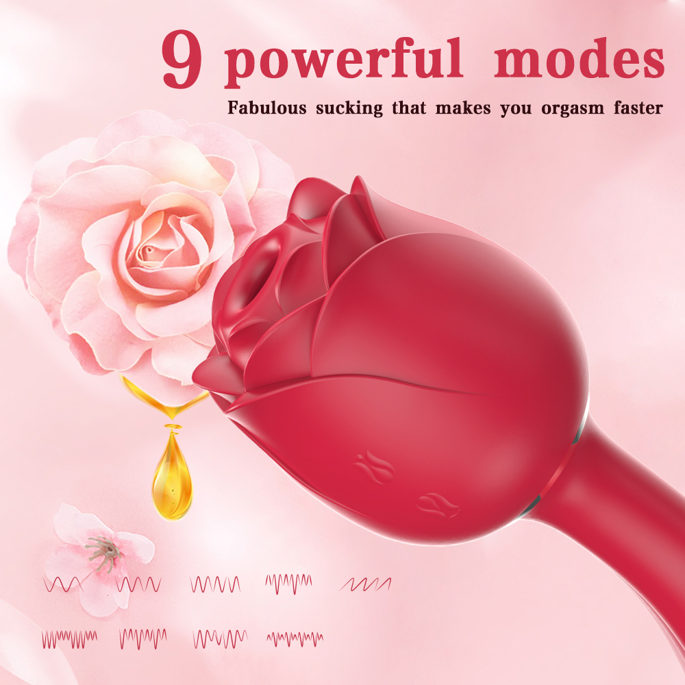 Immortal Flower 8-Rose sex clitoral, G-spot vibrator for female