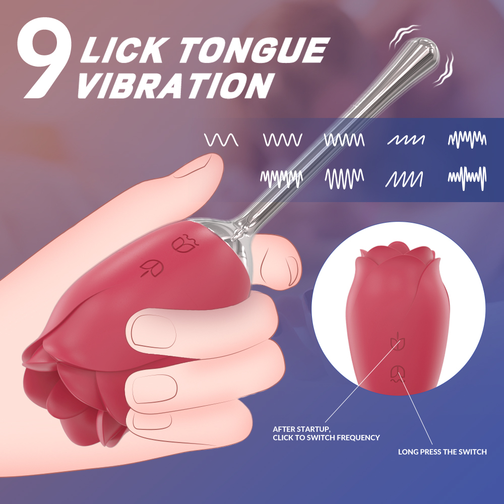 Rose vibrator sucker, Sex toy oral sucking, Stimulate masturbate adult toys, Massager for women