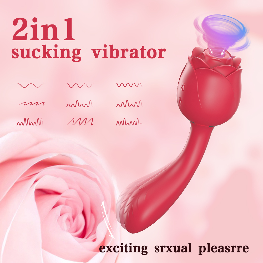 Immortal Flower 8-Rose sex clitoral, G-spot vibrator for female