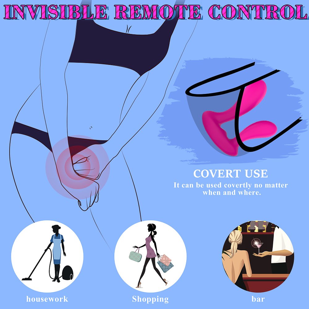 Invisible underwear vibrating sex toy for women