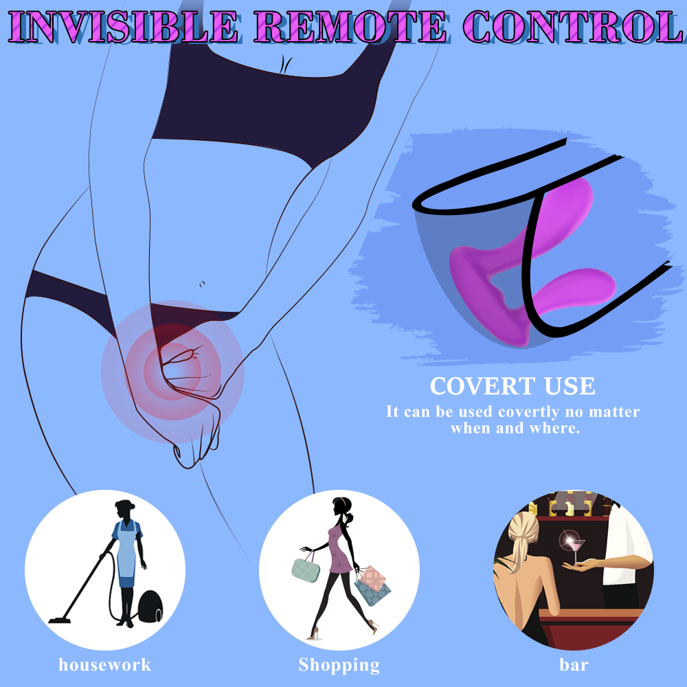 Invisible underwear vibrating sex toy for women