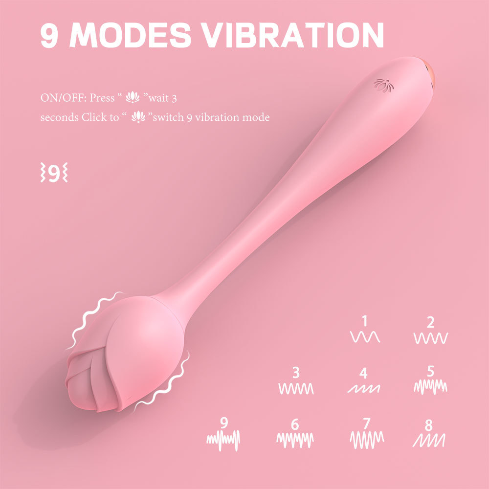 Rose vibrator G-spot rose sex toy, Oral stimulate masturbate adult, Toys massager For Women