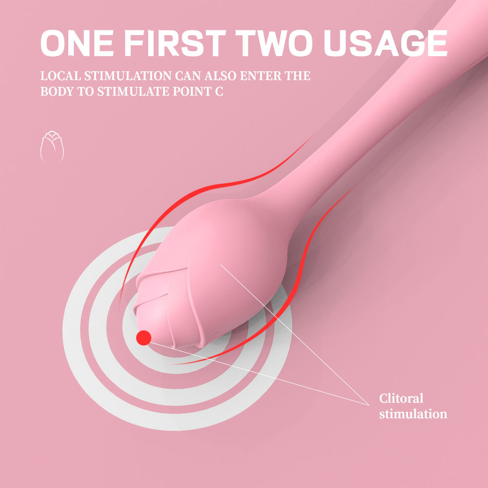 Rose vibrator G-spot rose sex toy, Oral stimulate masturbate adult, Toys massager For Women