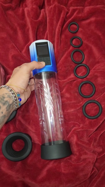 Male Sex Toys Penis Pump for Men - Adult Toys Electric Penis Enlarge Vacuum Pump, Waterproof High-Vacuum Penis Enlarg