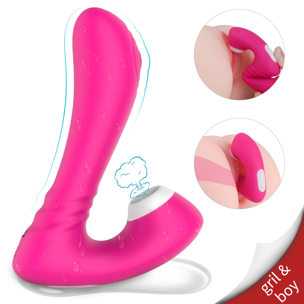 Directly Supply Favourable Price, 9 frequency silicone sucking Vibrator Dildo