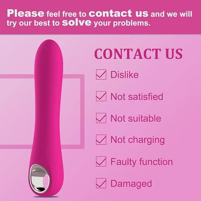 G Spot Vibrator Dildo with 10 Vibration Modes, Soft Silicone Powerful Vibrating Massagers for Clitoral Vagina and Anal Stimulation, Adult Sex Toys for Women or Men