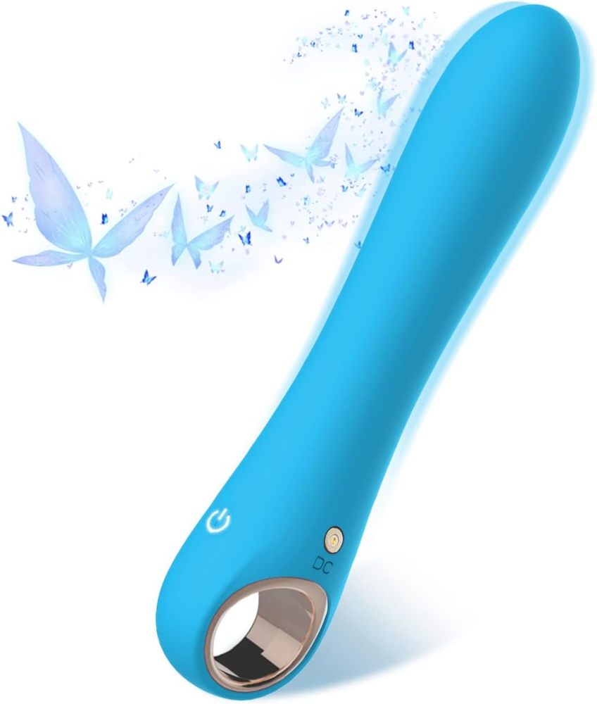 G Spot Vibrator Dildo with 10 Vibration Modes, Soft Silicone Powerful Vibrating Massagers for Clitoral Vagina and Anal Stimulation, Adult Sex Toys for Women or Men