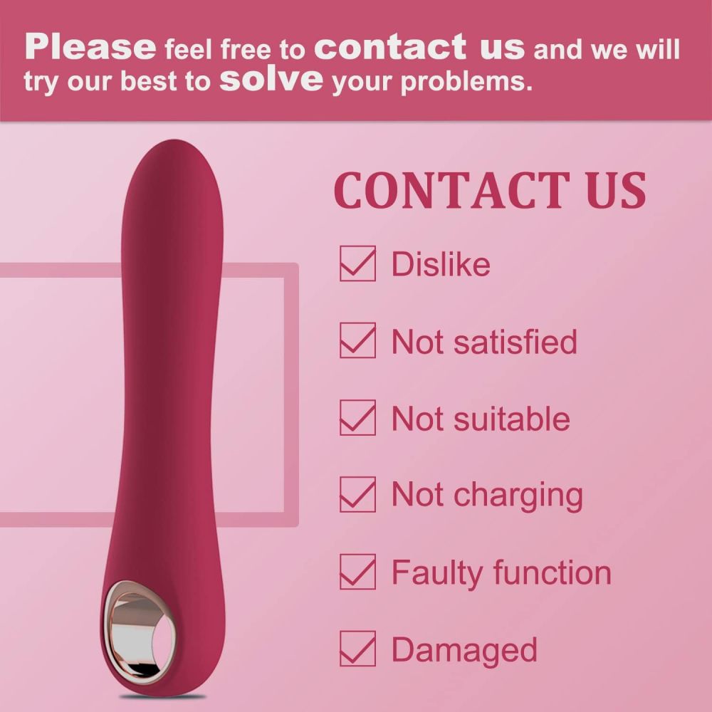 G Spot Vibrator Dildo with 10 Vibration Modes, Soft Silicone Powerful Vibrating Massagers for Clitoral Vagina and Anal Stimulation, Adult Sex Toys for Women or Men