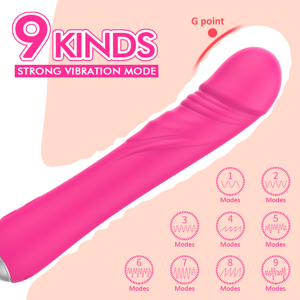 Warm massager vagina sex toys, Massager g spot women silicone rubber Toys