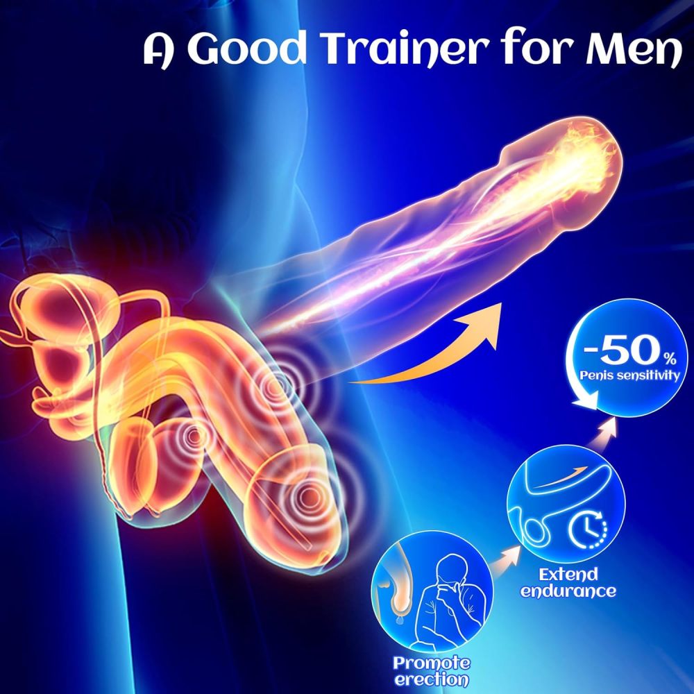 Male Sex Toys for Men Penis Vibrator - Male Masturbator Stroker with 10 Vibrating Modes Wrapping Tentacle Mens Vibrator for Penis Clit Nipple Stimulation, Adult Sex Toy for Men Women Couples