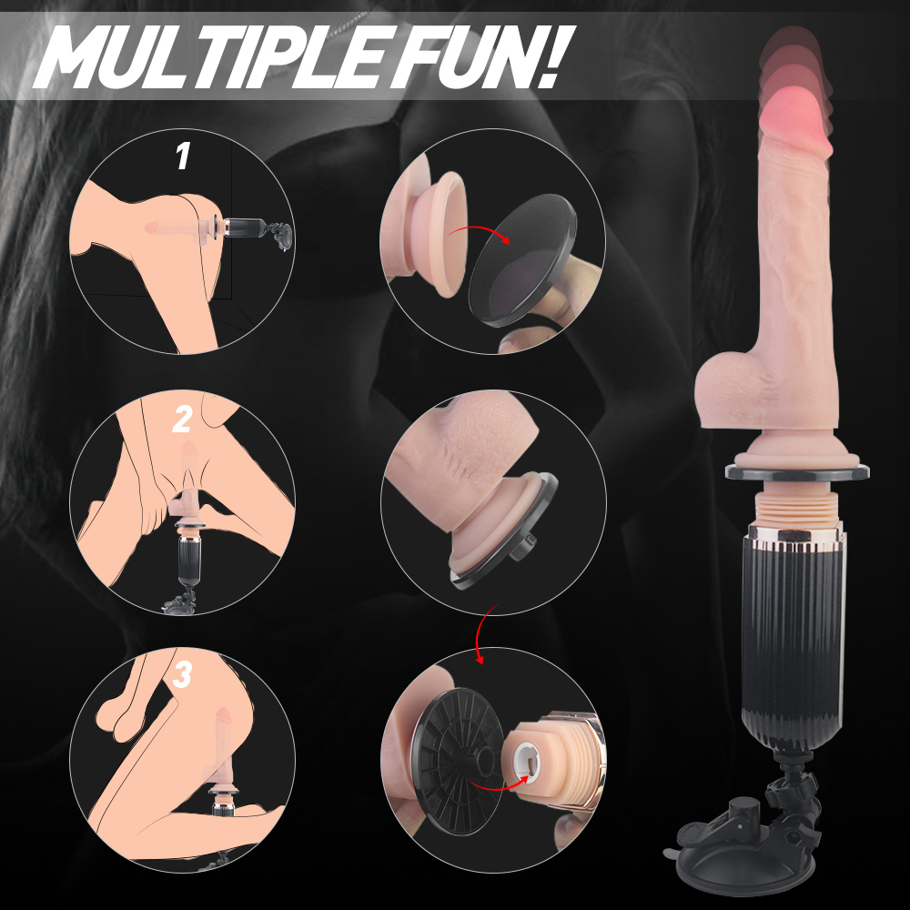 G-spot massage gun female sex toy, Thrusting Dildo Automatic Machine