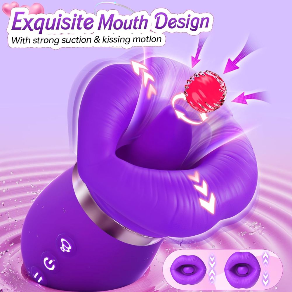 5-in-1 Mouth Sucking Vibrator - Adult Toys Online