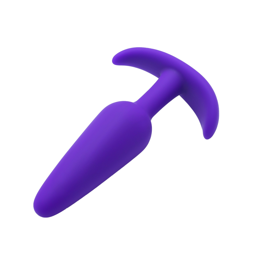 Silicone Anal Plug, Pack of 3 Butt Plugs Training Set for Beginners Advanced Users with Flared Base Prostate Sex Toys