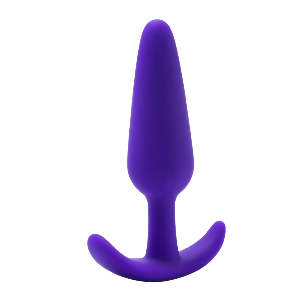 Silicone Anal Plug, Pack of 3 Butt Plugs Training Set for Beginners Advanced Users with Flared Base Prostate Sex Toys