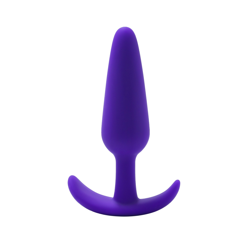 Silicone Anal Plug, Pack of 3 Butt Plugs Training Set for Beginners Advanced Users with Flared Base Prostate Sex Toys