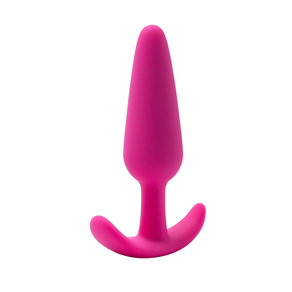 Silicone Anal Plug, Pack of 3 Butt Plugs Training Set for Beginners Advanced Users with Flared Base Prostate Sex Toys