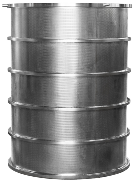 Perforated Basket Centrifuge Screen Baskets