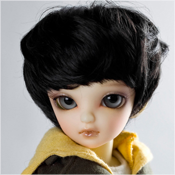 1/6 Black angelic curly hair