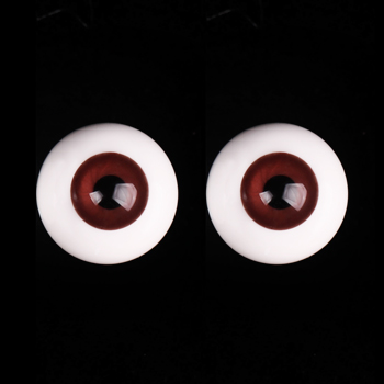 16MM red & brown color eyeballs